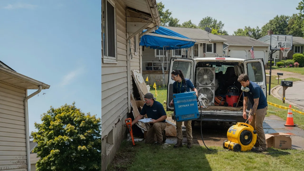 Ceiling Leak Cleanup in Orrville, OH near me